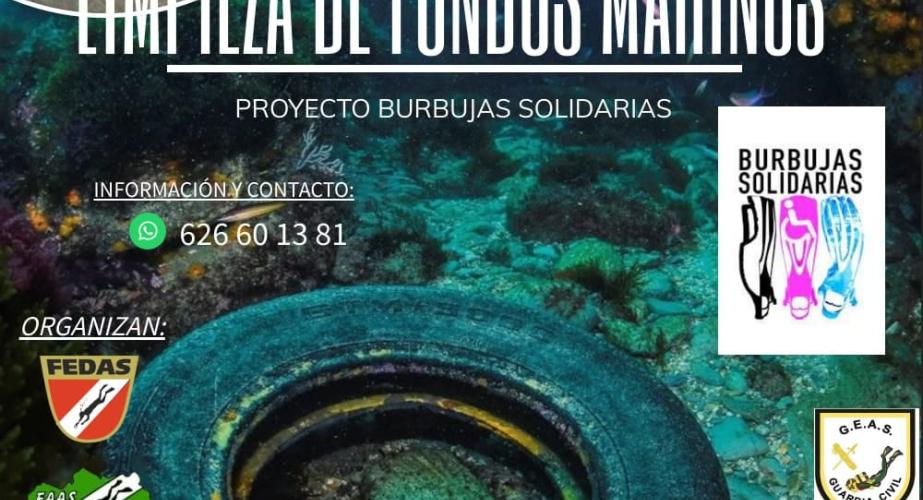Limpieza de fondos marinos