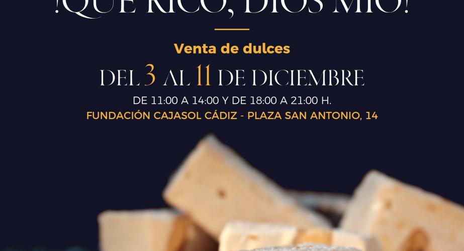 Venta de dulces "qué rico dios mío"