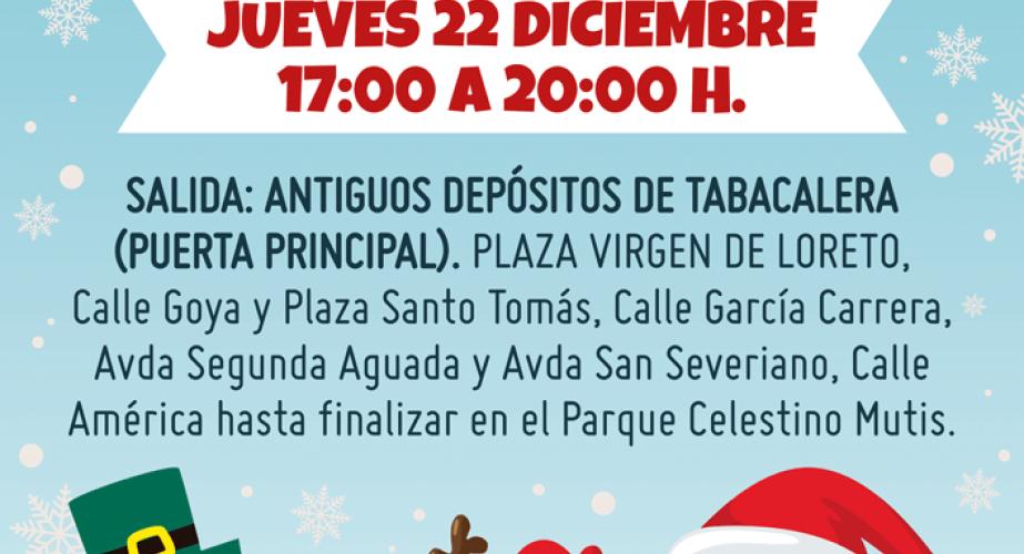 Espectáculo de calle papá noel