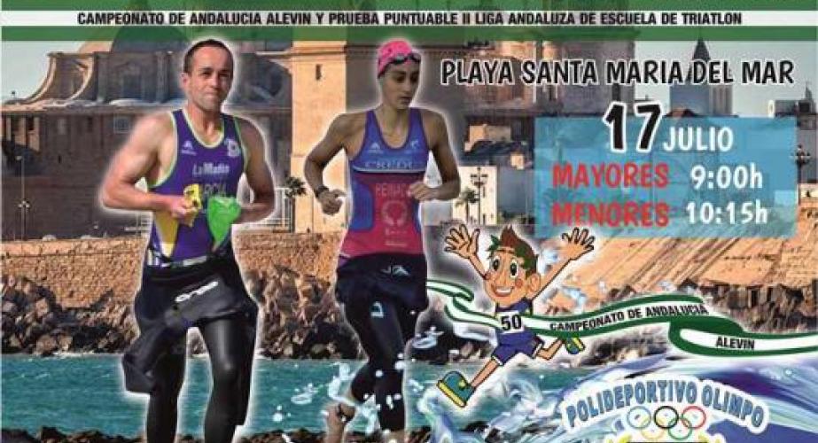 Iii acuatlón tirabuzón ciudad de cádiz y acuatlón de menores