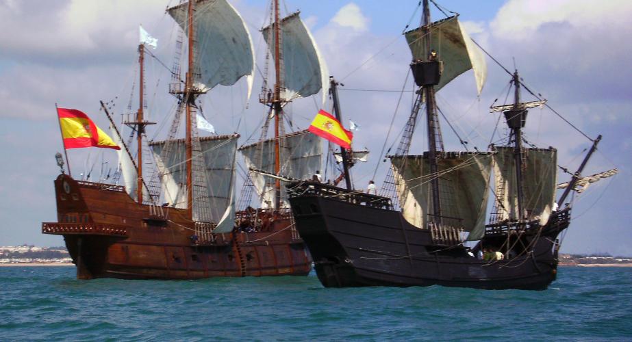 Visita el galeón andalucía y la nao victoria