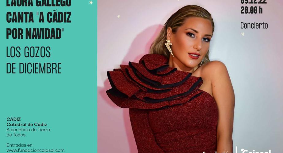 Laura gallego canta a cádiz por navidad