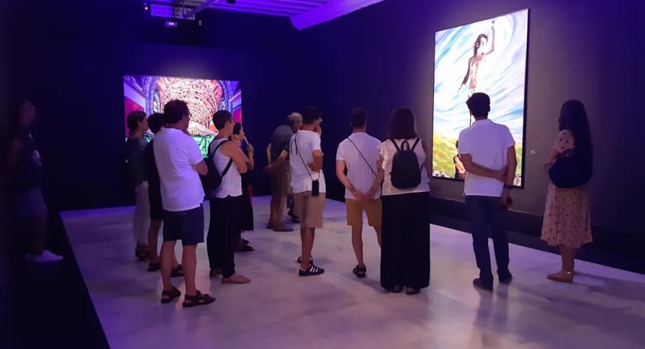 Visitas guiadas a las exposiciones del castillo de santa catalina y del ecco