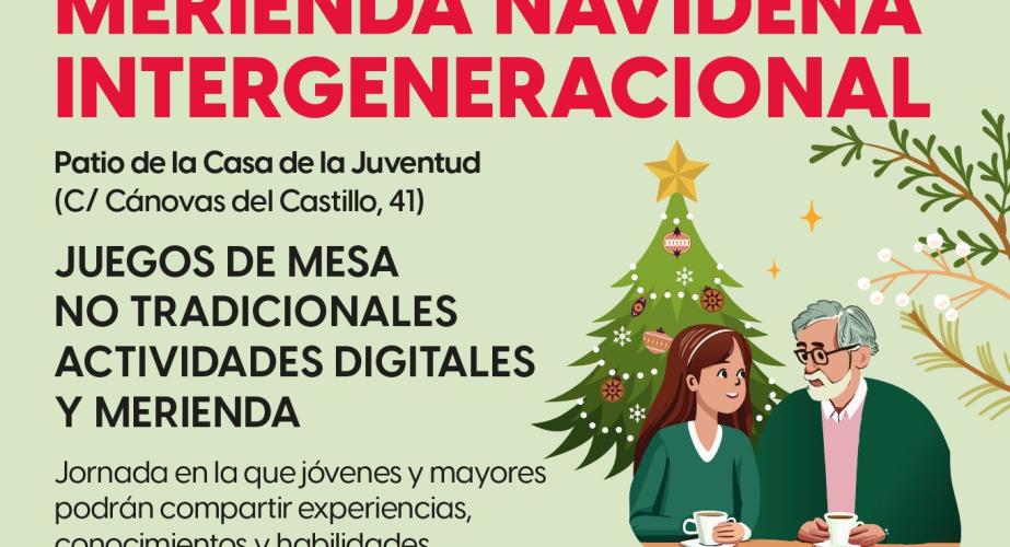 Merienda navideña intergeneracional