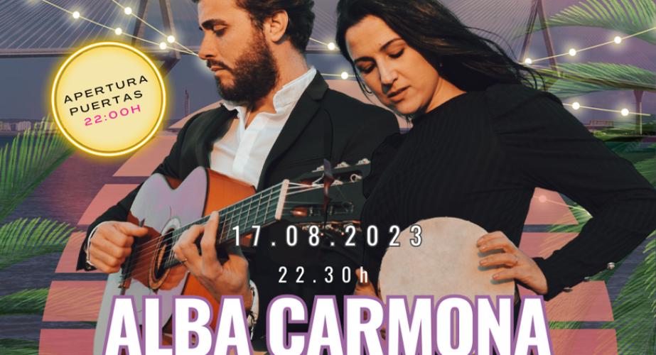 Alba carmona y jesús guerrero en acústico en marambay nights