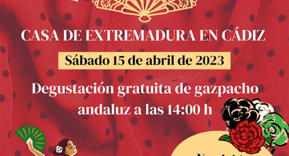 Feria de abril en la casa de extremadura de cádiz