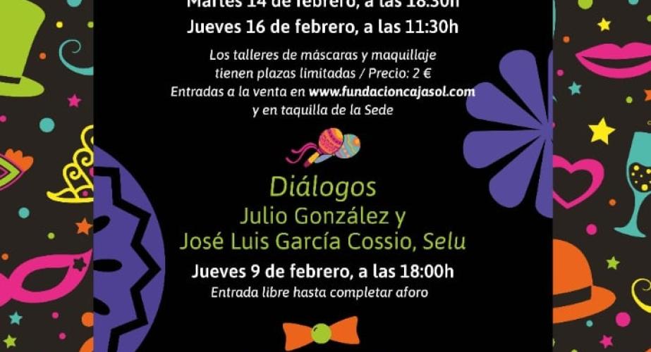 Programación de carnaval en la fundación cajasol en cádiz