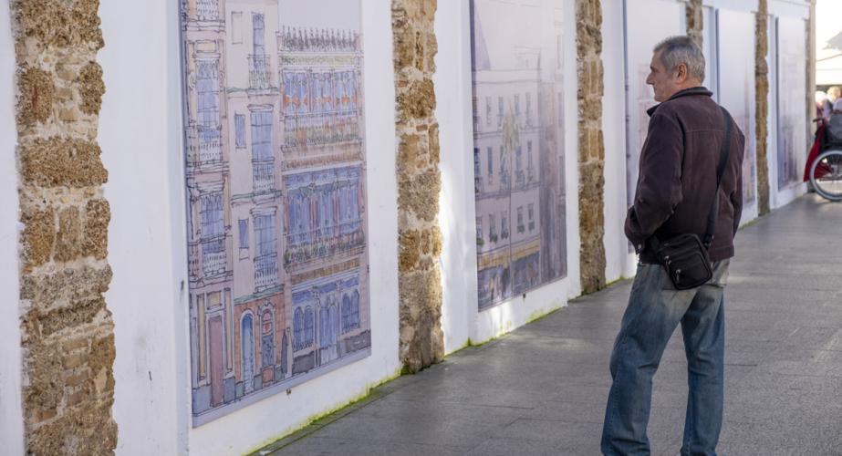 "las plazas de cádiz". juan manuel fernández - pujol