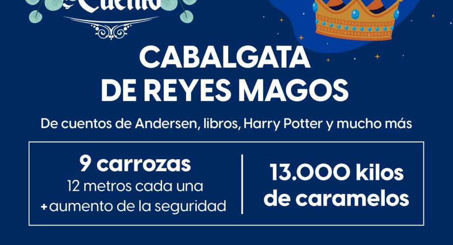 Cabalgata de reyes magos - cadiz 2024 -