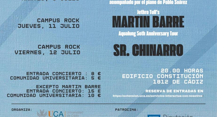 Conciertos de la 74ª edición de los cursos de verano de cádiz