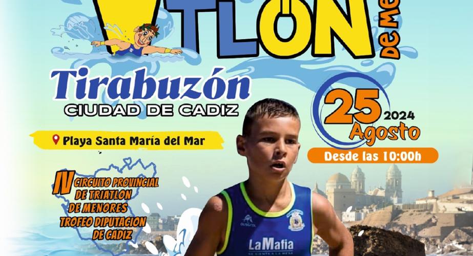 V acuatlón de menores tirabuzón ciudad de cádiz