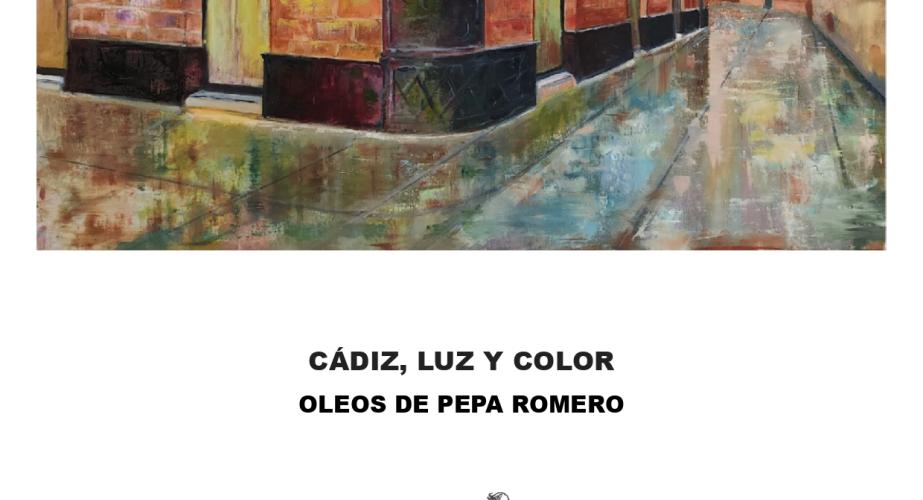 Exposición cádiz, luz y color - oleos de pepa romero