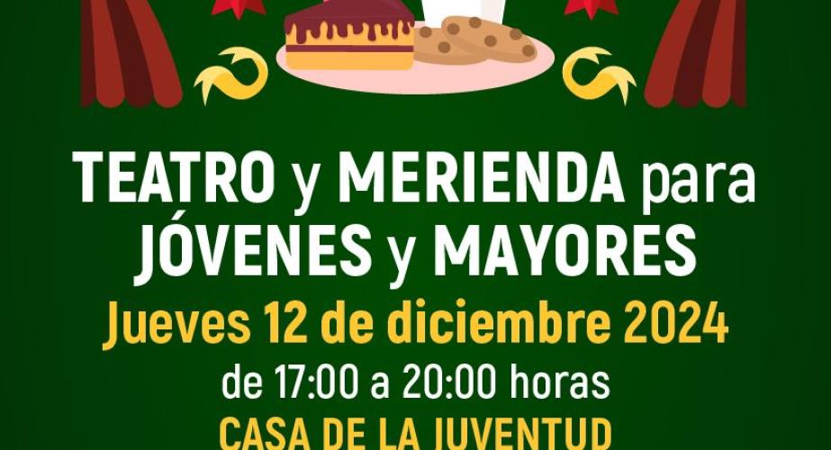 Teatro y merienda para jóvenes y mayores