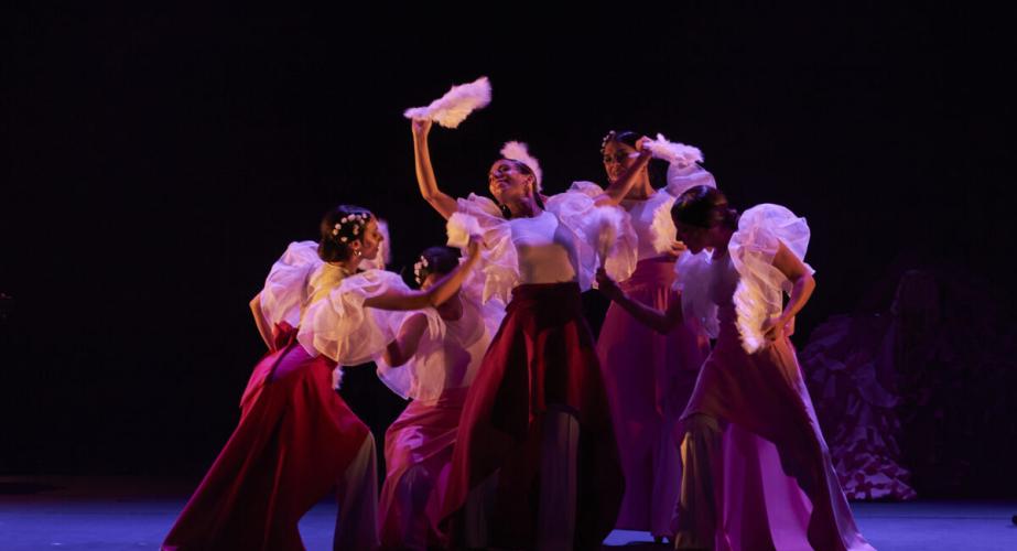 Ballet flamenco de cádiz: acuarela con sal