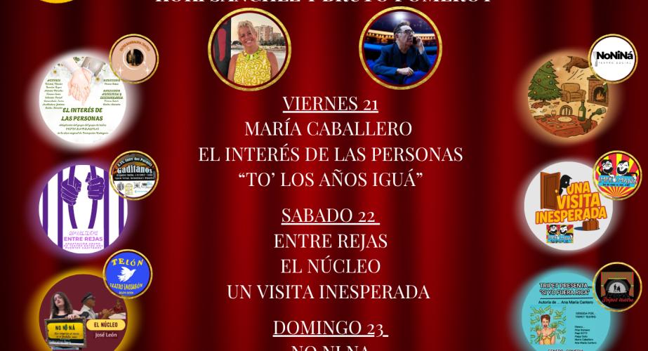 I festival benéfico de teatro con amigas al sur