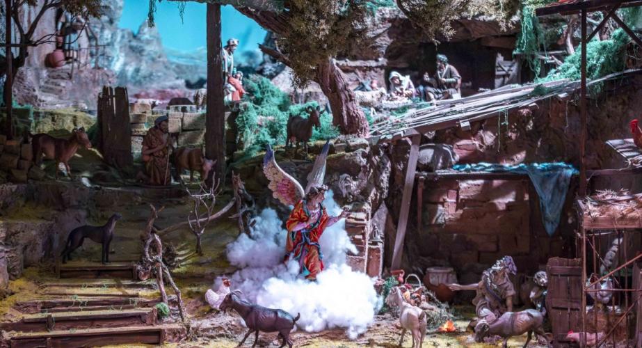 Belén hebrero en la fundación unicaja