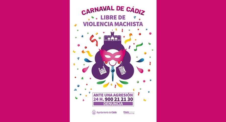 Punto violeta - por un carnaval de cádiz 2025 libre de violencia machista