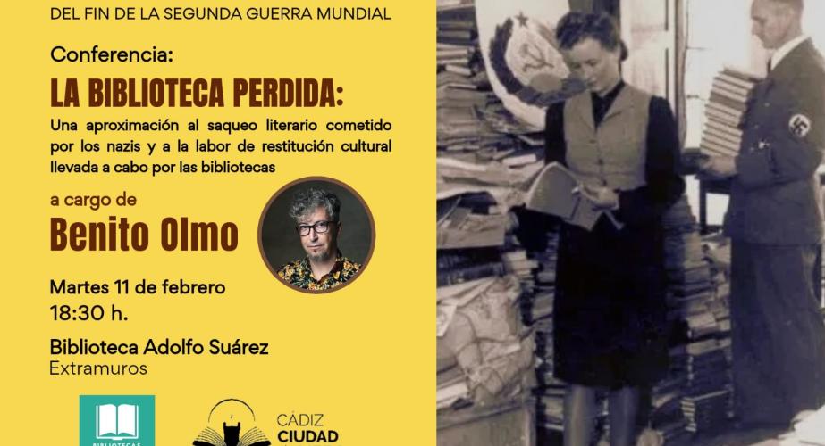 Ciclo de conferencias "la biblioteca perdida" con benito olmo