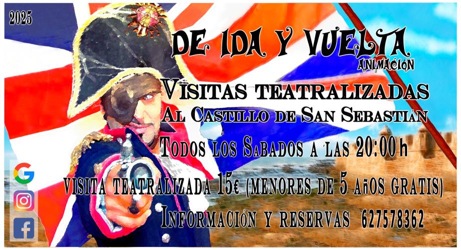 Visitas teatralizadas al castillo de san sebastián