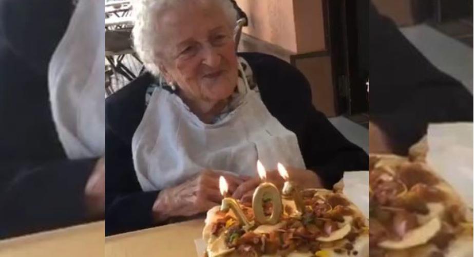 Eloísa Morales a sus 101 años.