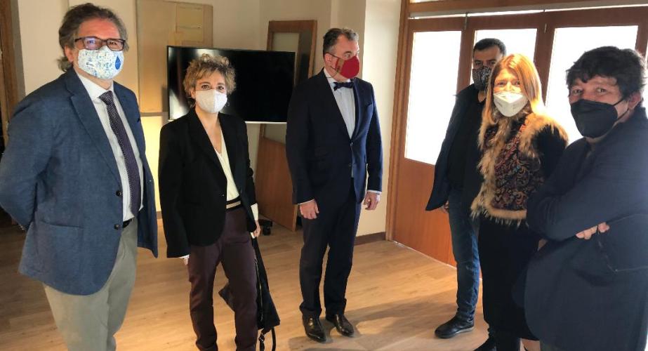 Gloria Elizo participó en los reencuentro con la politica con Pedro Ingelmo.