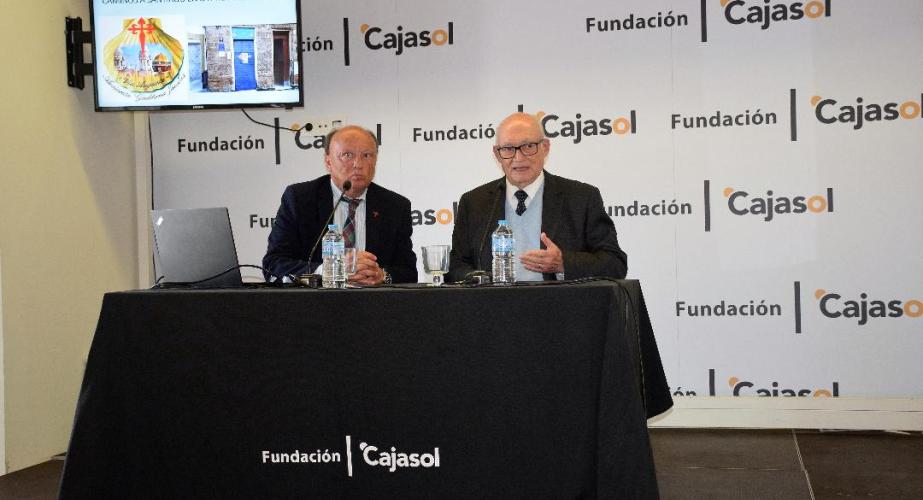 Manuel Barea y Julio Herrera, durante la conferencia.
