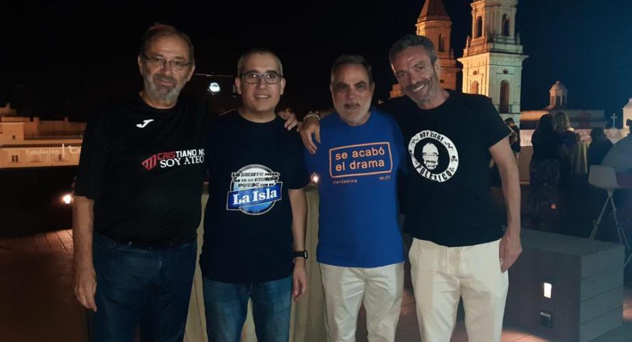 Fernando Santiago, Abraham Gamaza, Salvador Celada e Iván Martín.
