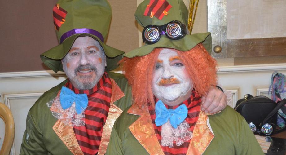 Emilio Aragón y Carmelo García durante el festejo.