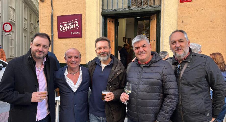 David Jiménez, Manuel Lampi, Pepe Martínez, José Montesinos y David Rey