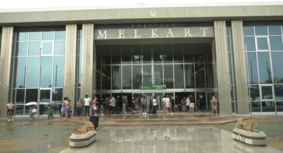 Edificio Melkart donde se vacuna sin cita 