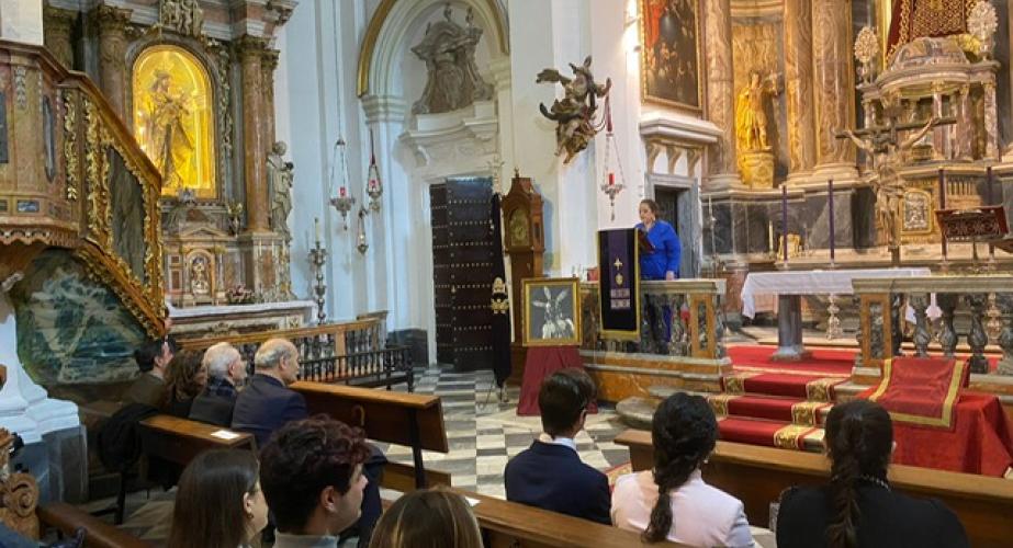 La Parroquia del Rosario ha acogido el pregón de los Jóvenes Cofrades