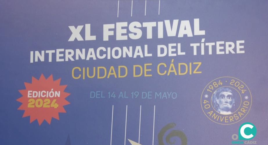 Cartel que ilustra la nueva edición del Festival Internacional de Títeres. 