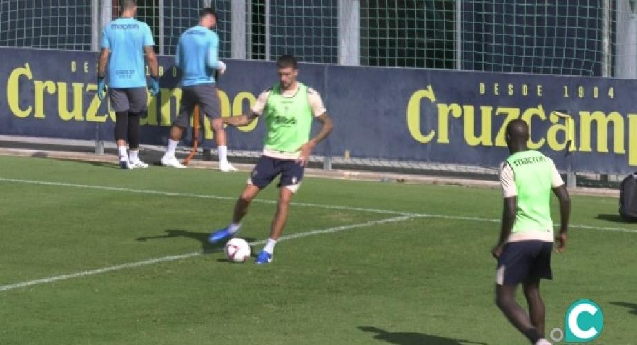 Kovacevic en una sesión de entrenamiento esta temporada