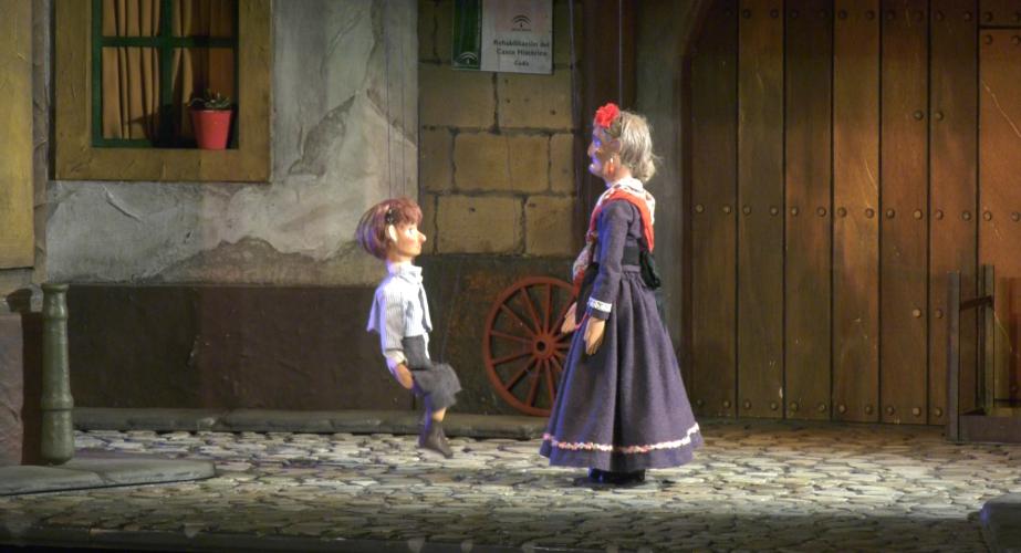 Imagen del Sainete de la Tía Norica en el Títere 
