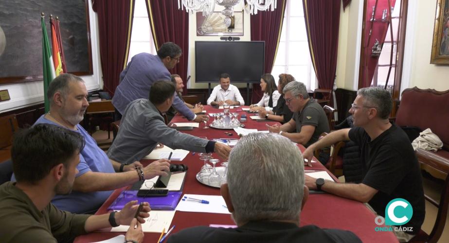 Imagen del último Consejo de Participación del COAC en el Ayuntamiento de Cádiz. 