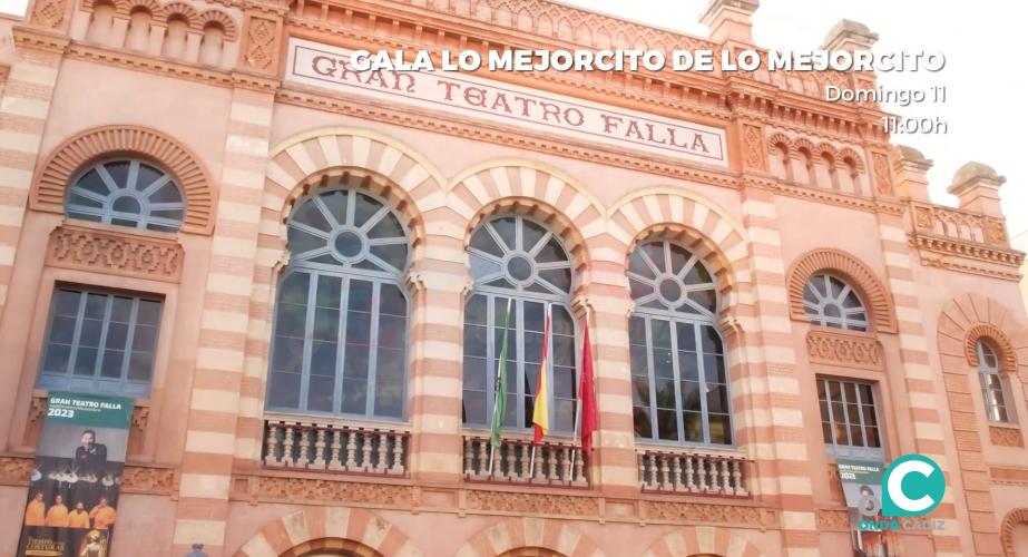 El Gran Teatro Falla sirve de escenario para acoger la gala 'Lo Mejorcito de lo Mejorcito'.