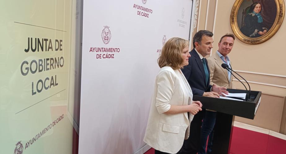 Bruno García ha comparecido ante los medios de comunicación tras la Junta de Gobierno Local. 