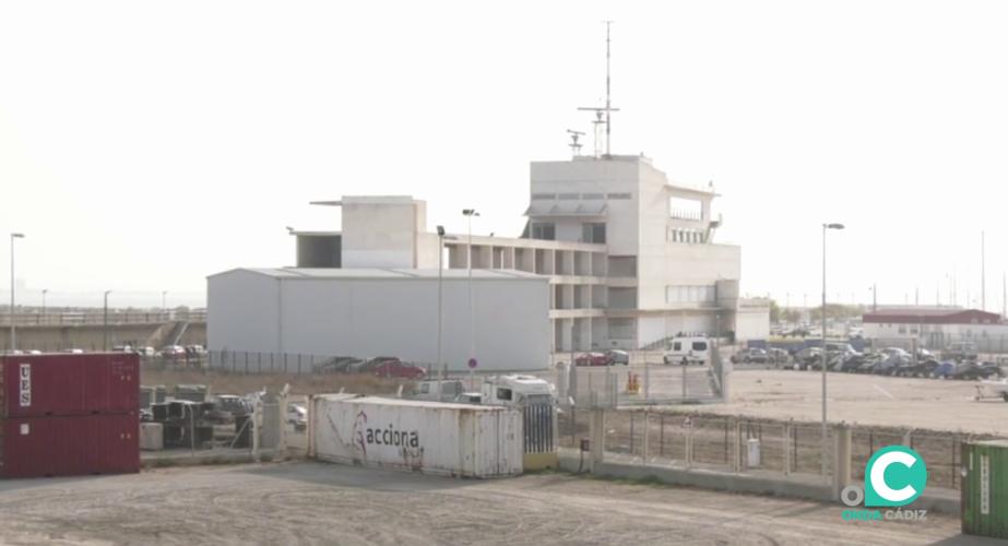 Estado actual de las instalaciones en la Punta de San Felipe Neri