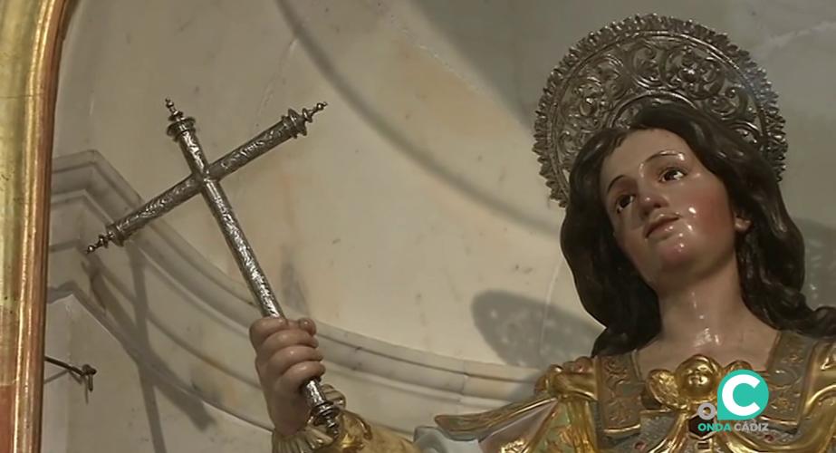 Una de las imagenes de la afamada escultora que actualmente se encuentran en el templo catedralicio