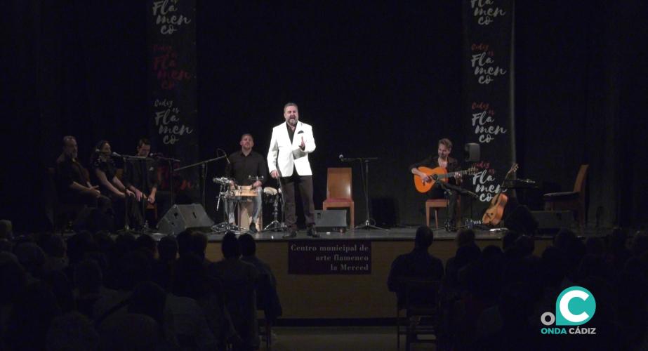 Actuación de Manuel Gago en el Centro de Arte Flamenco La Merced.
