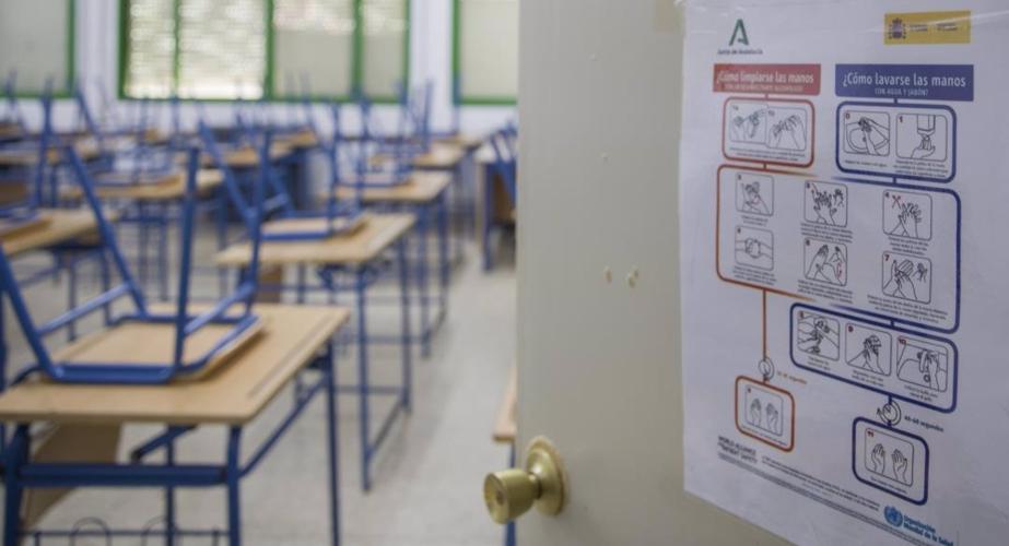 Aula de un centro educativo en una imagen de archivo