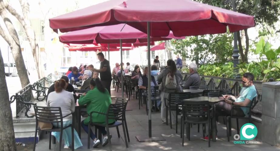 Uno de los establecimientos de hostelería de la capital gaditana.