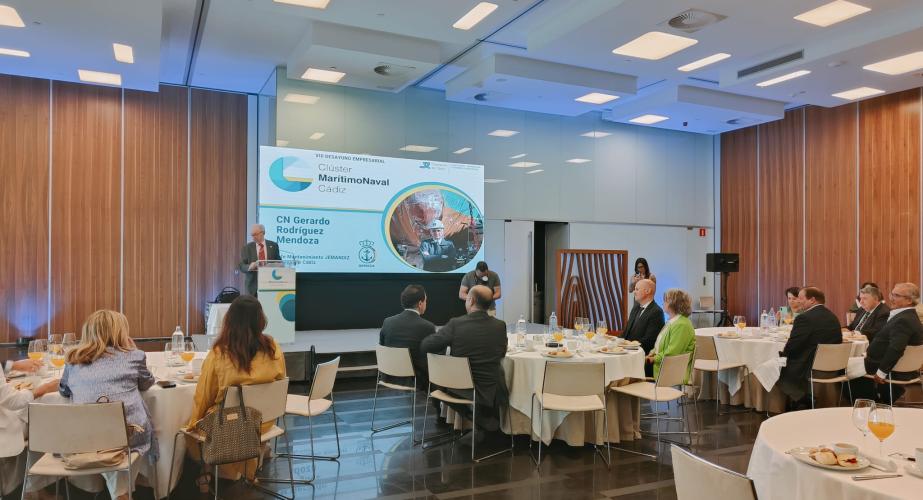 Inauguración del  VIII Desayuno Informativo organizado por la entidad en el Parador Atlántico. 