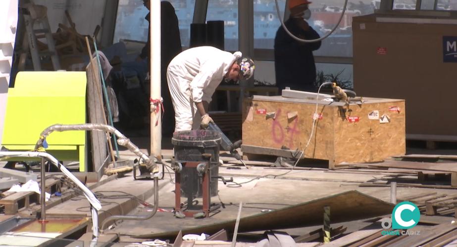 Trabajador del sector del metal en la provincia de Cádiz. 