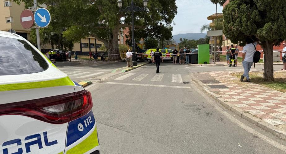 Lugar del siniestro en la localidad campogibraltareña