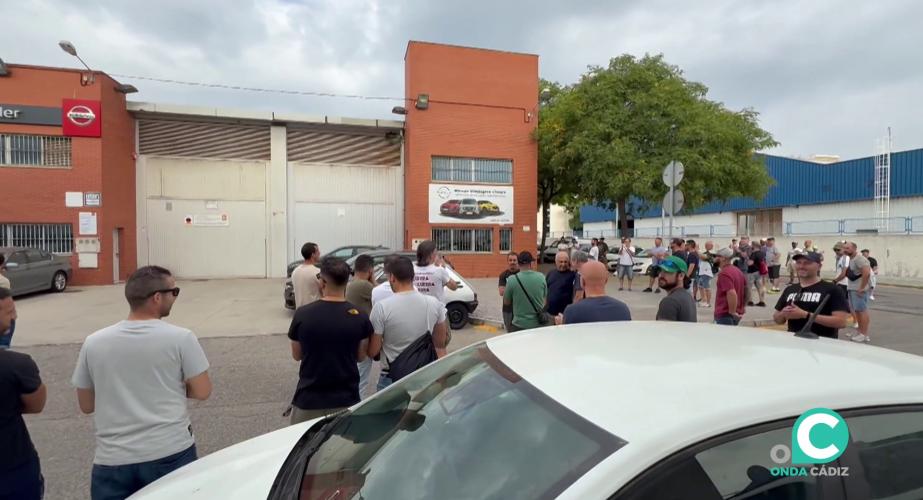 Piquetes de trabajadores del sector automovilístico.
