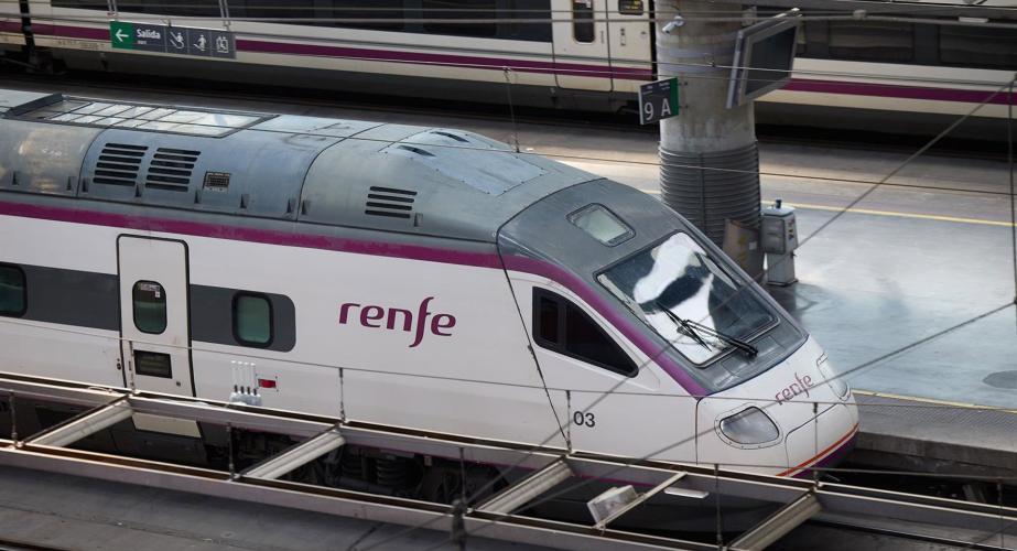 Trenes de Renfe.