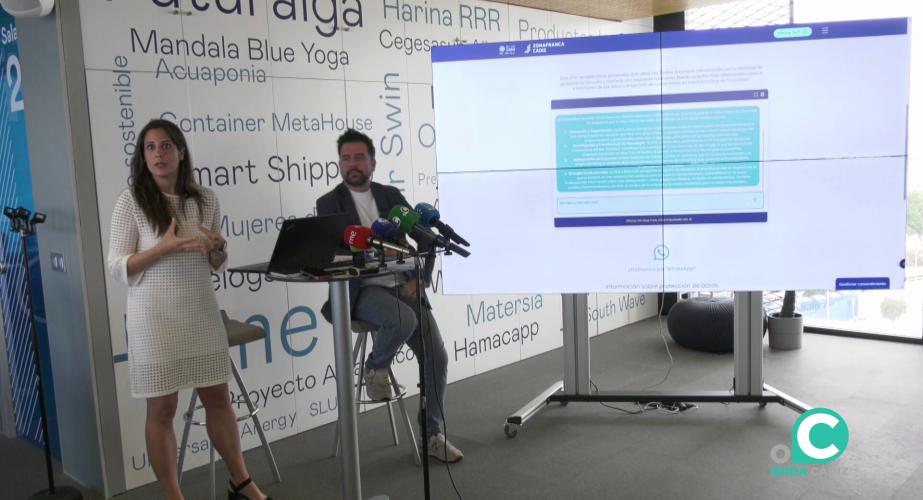Un momento de la presentación de la nueva realidad tecnológica que contará el recinto de la zona fiscal