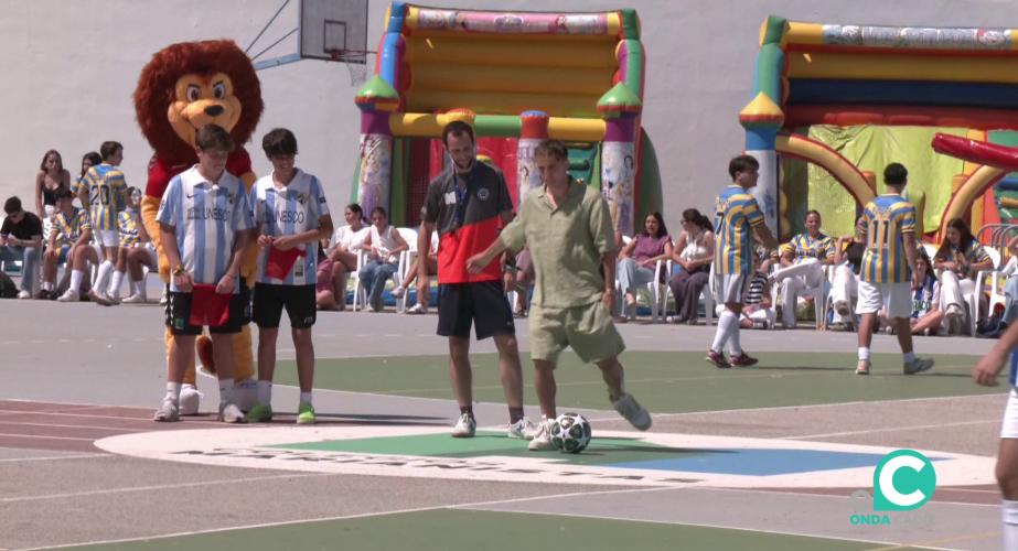La promesa merengue protagonista en la fiesta deportiva del centro gaditano