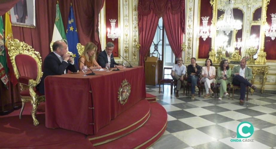 Un momento del acto celebrado en el Salón del Palacio Provincial